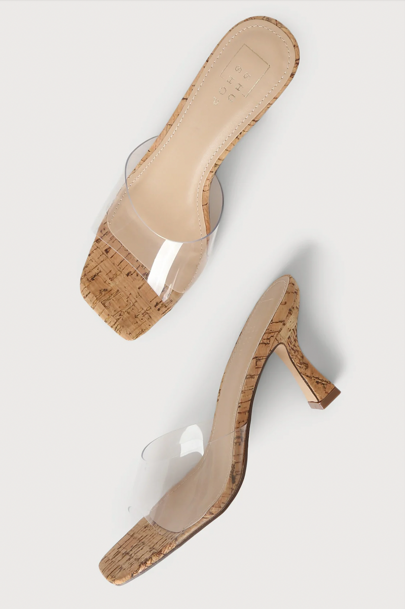 靴 Ameri CLEAR TUBE CORK SANDAL Ameri CLEAR TUBE CORK SANDAL